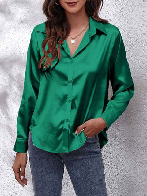 Dames Satijnen Blouse | Luxe, elegant en tijdloos