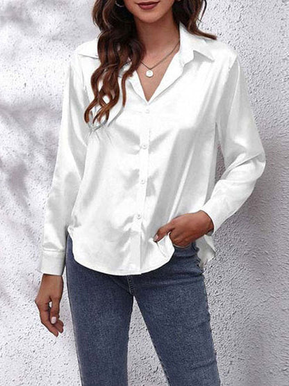 Dames Satijnen Blouse | Luxe, elegant en tijdloos