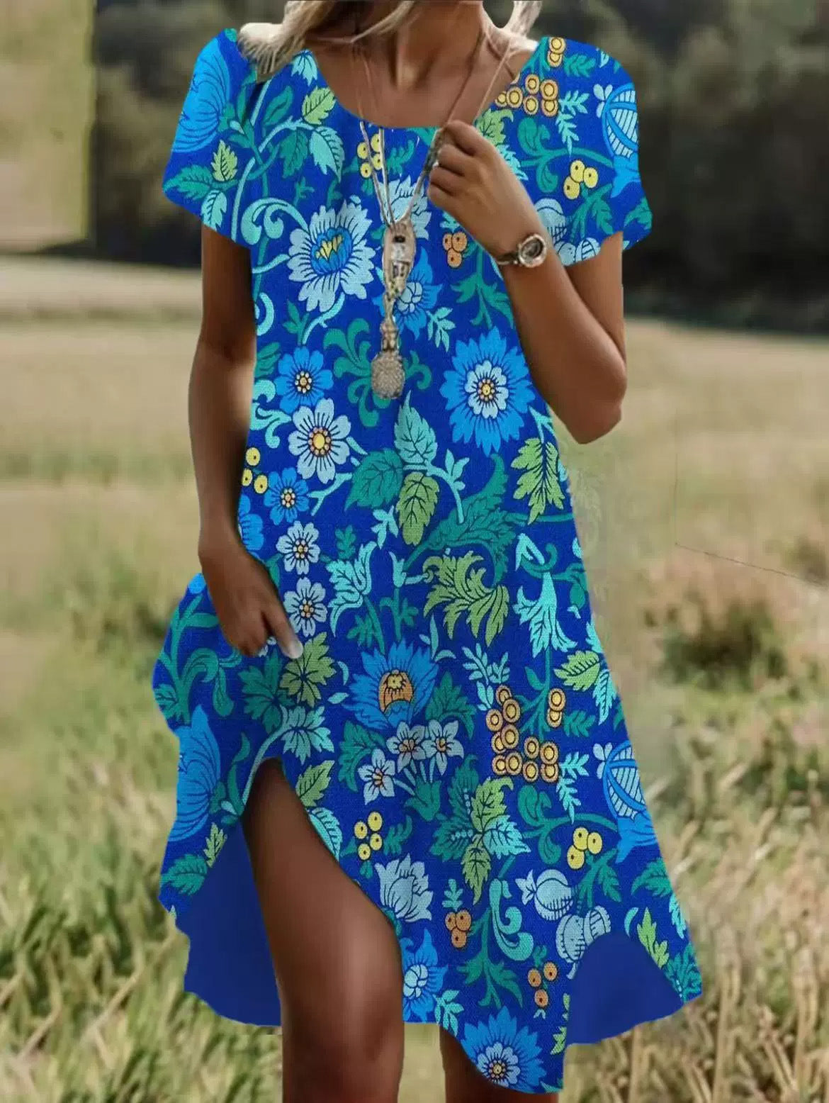 Dames Midi Jurk | Luchtige elegantie voor warme dagen