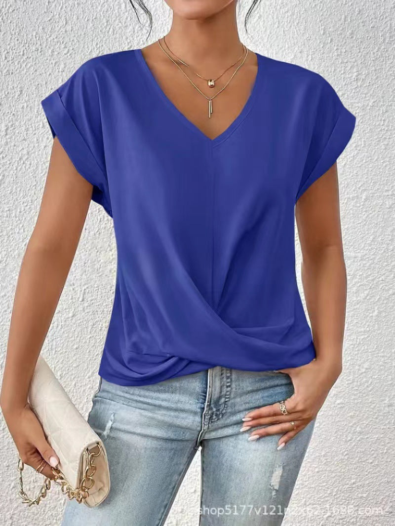 Dames V-Hals T-Shirt | Luchtig comfort voor elke dag