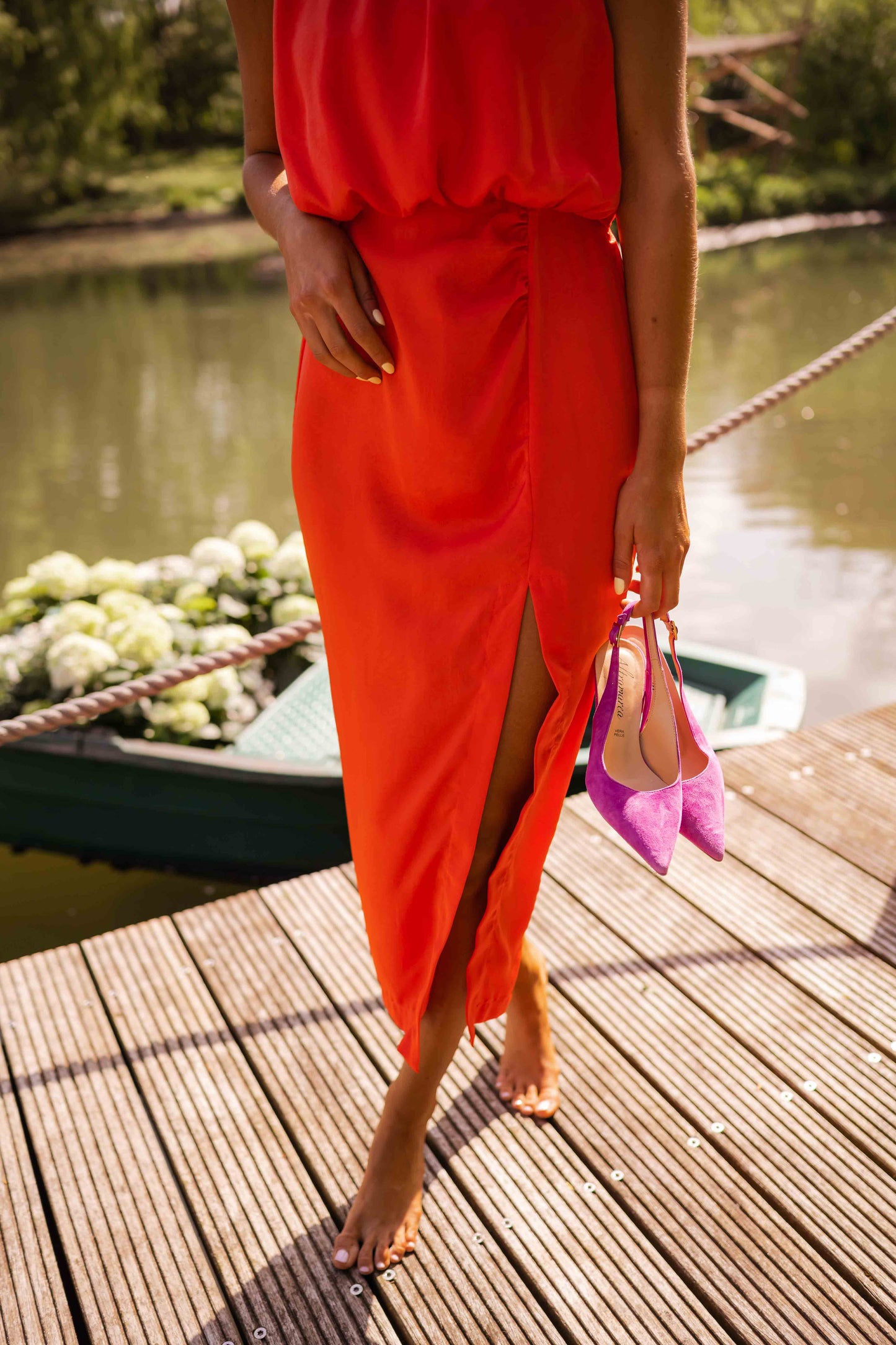 Selva – Dames zomerjurk met elegante flair