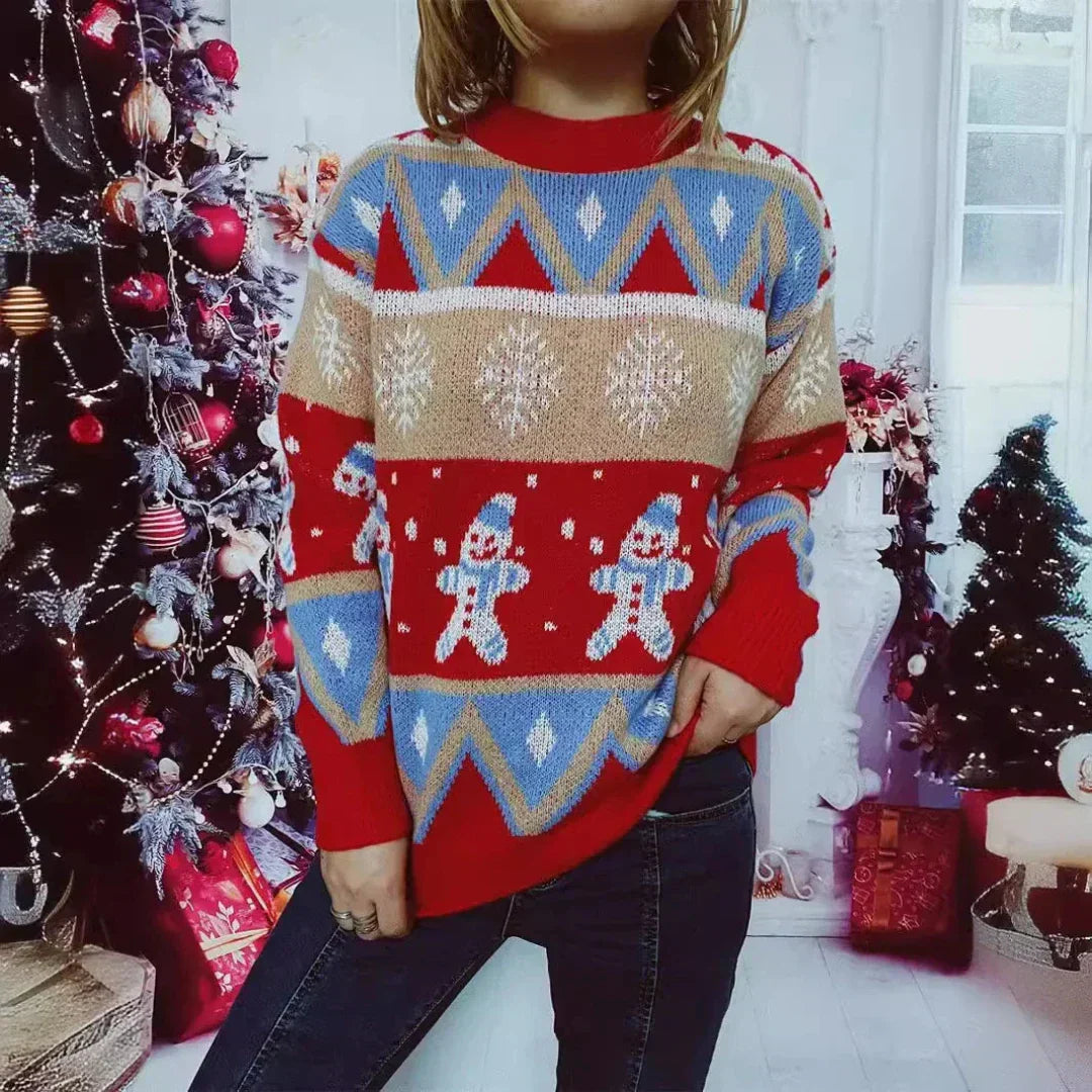 Dames Oversized Kersttrui | Warm, vrolijk en comfortabel