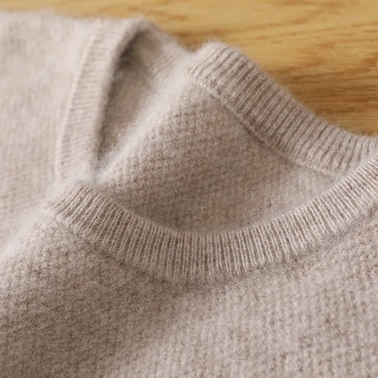 Heren Wollen Trui | Tijdloze stijl met ronde hals
