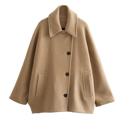 Auren – Oversized dames mantel met luxe comfort