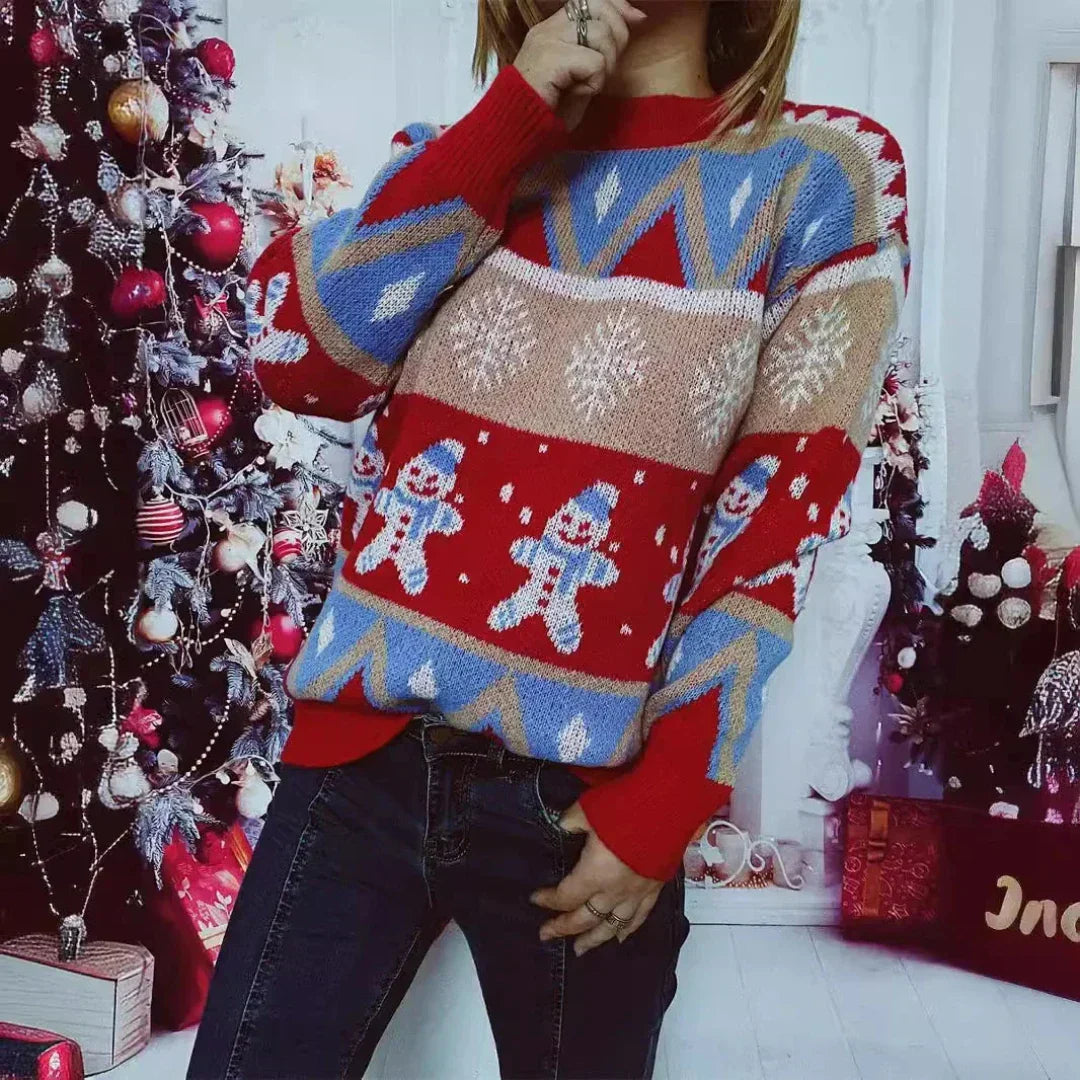 Dames Oversized Kersttrui | Warm, vrolijk en comfortabel