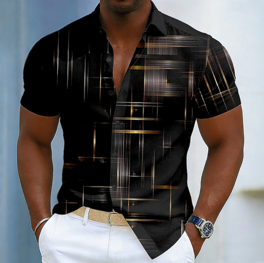 Heren Casual Shirt met Strepen | Comfortabele stijl voor warme dagen