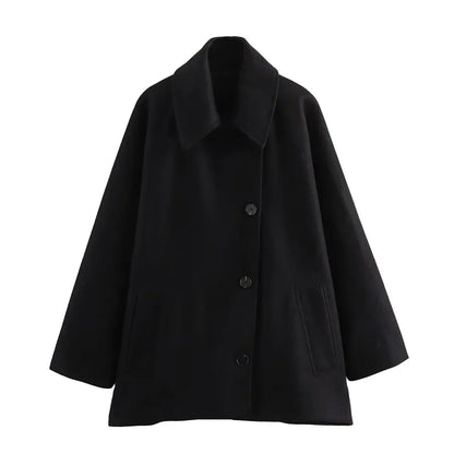 Auren – Oversized dames mantel met luxe comfort