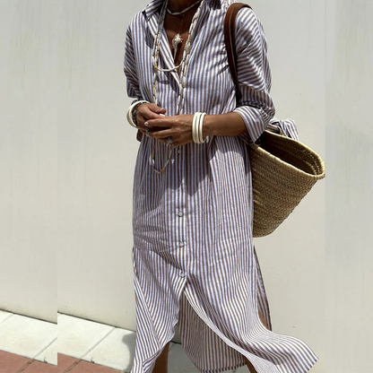 Elin – Dames overhemdjurk met zomerse flair