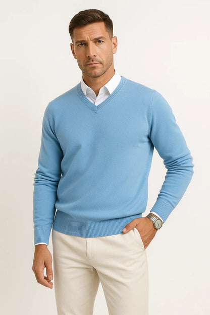 Heren Trui met V-hals | Slim Fit, stijlvol en veelzijdig
