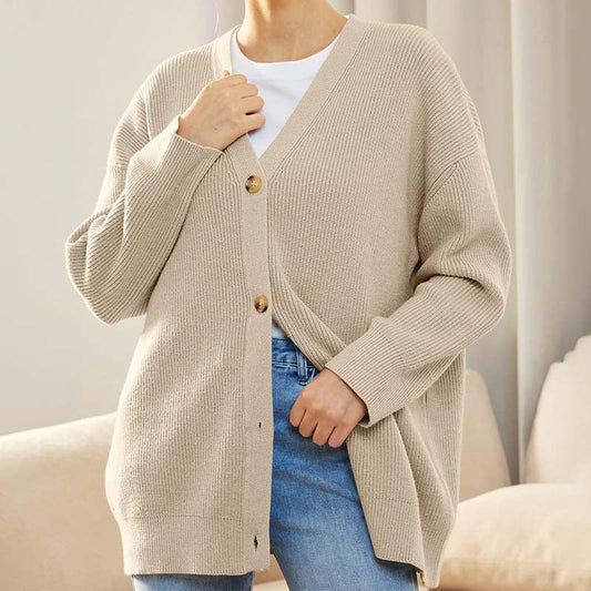 Soreya – Oversized damesvest met knoopsluiting