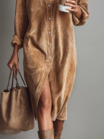 Dames Zomer Midi Jurk | Casual comfort met retro uitstraling