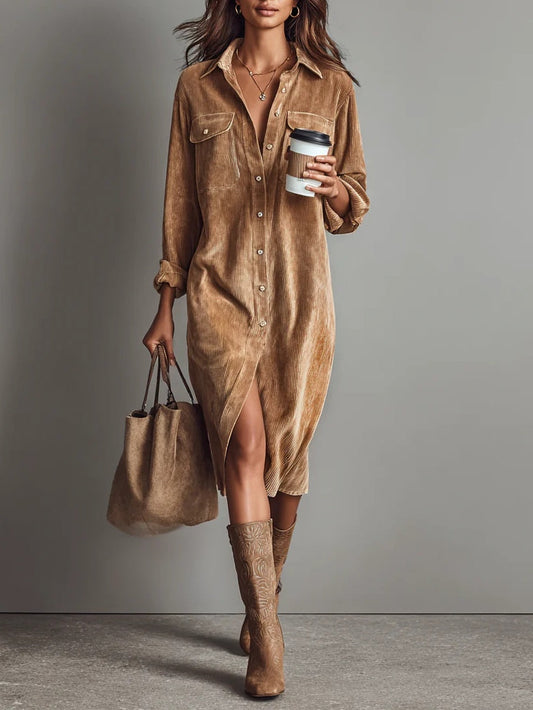 Dames Zomer Midi Jurk | Casual comfort met retro uitstraling