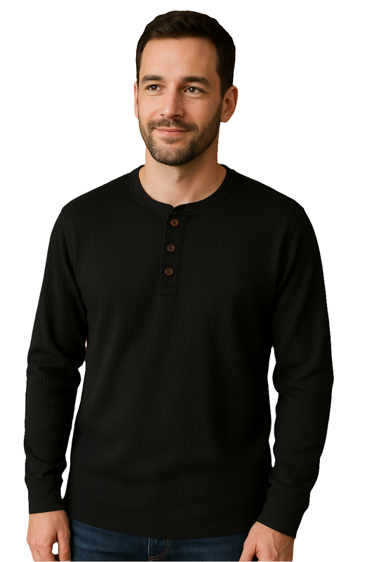 Heren Henley Shirt | Tijdloze stijl met modern comfort