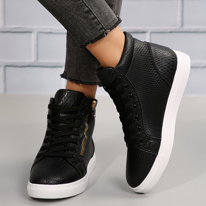 Vexa – Hoge dames sneakers met ritssluiting en urban flair