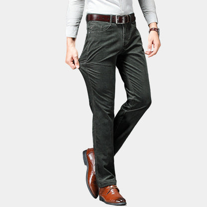 Heren Corduroy Broek met Stretch | Zacht, stijlvol en comfortabel in beweging
