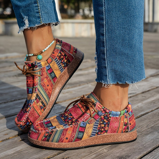 Zamira – Kleurrijke dames schoenen met unieke boho-look