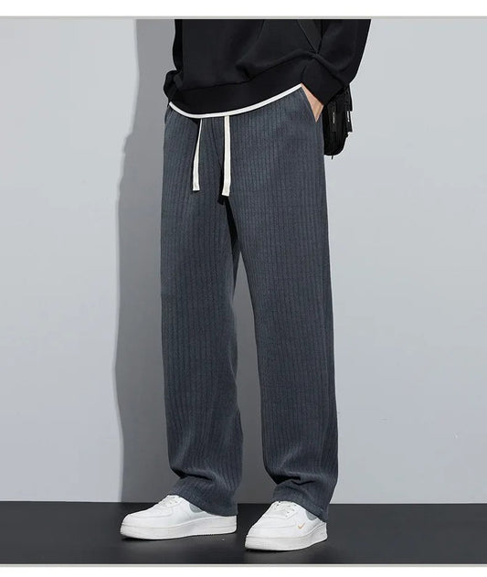 Reno – Heren wide-leg jogger met relaxte fit