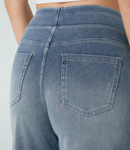 Dames High-Waist Stretch Broek | Comfortabele pasvorm met corrigerende tailleband