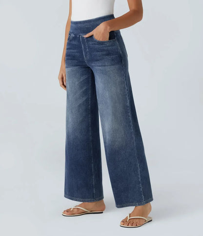 Dames High-Waist Stretch Broek | Comfortabele pasvorm met corrigerende tailleband