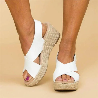 Yana – Dames sandalen met comfort wedge en elegantie