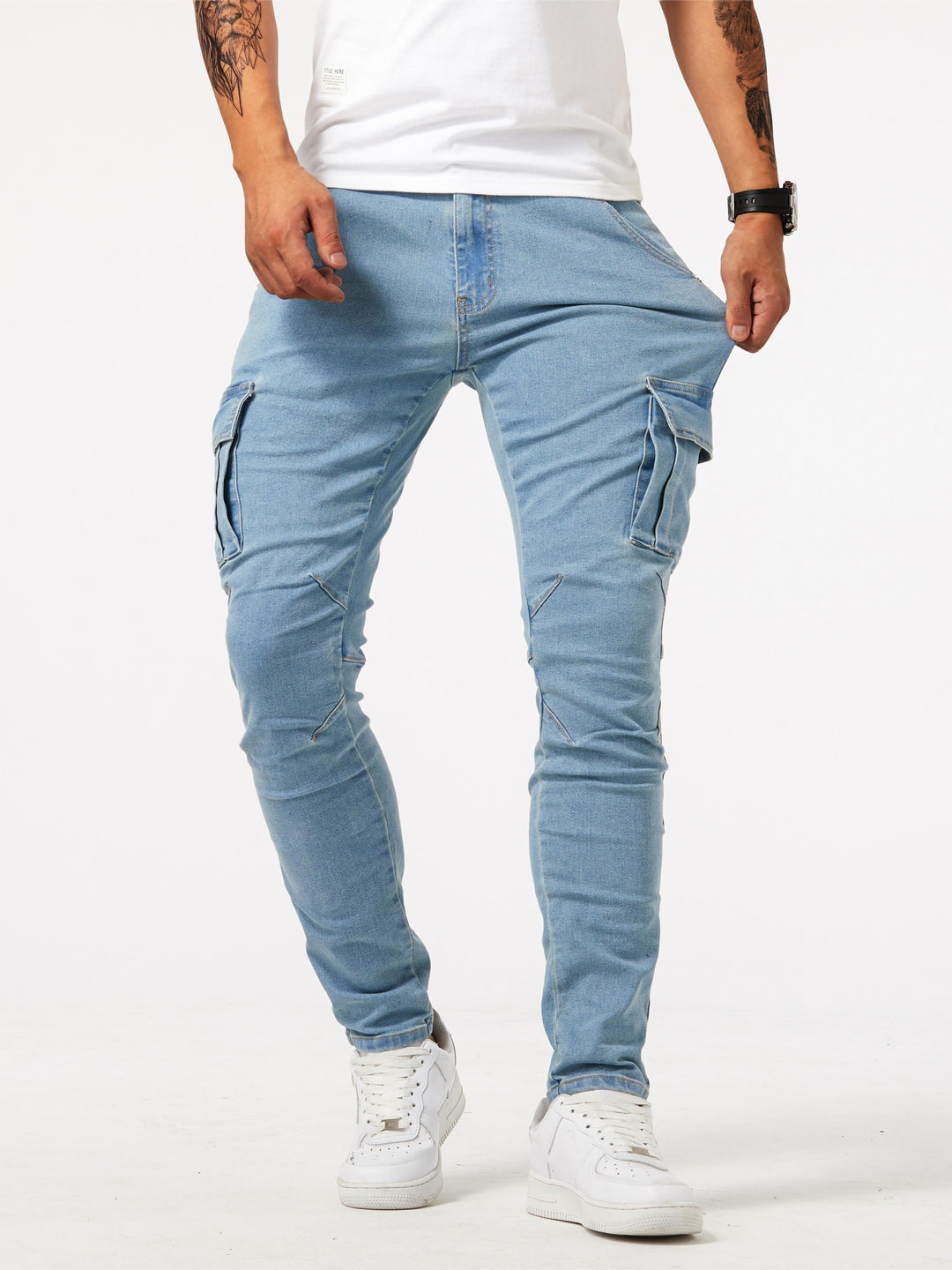 Heren Cargo Jeans | Streetstyle en comfort in één