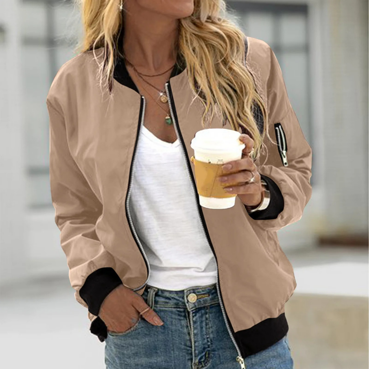 Lyra – Dames bomberjas met trendy look