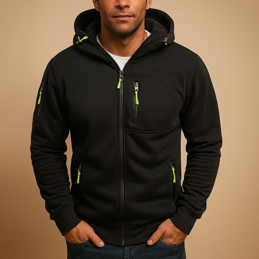 Heren Hoodie met Rits | Comfortabel en veelzijdig