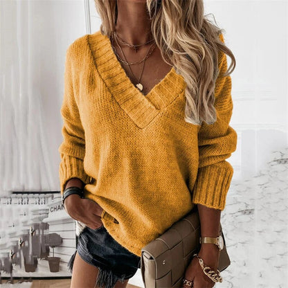 Dames Trui met V-Hals | Warm, stijlvol en heerlijk comfortabel