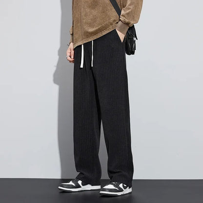 Reno – Heren wide-leg jogger met relaxte fit