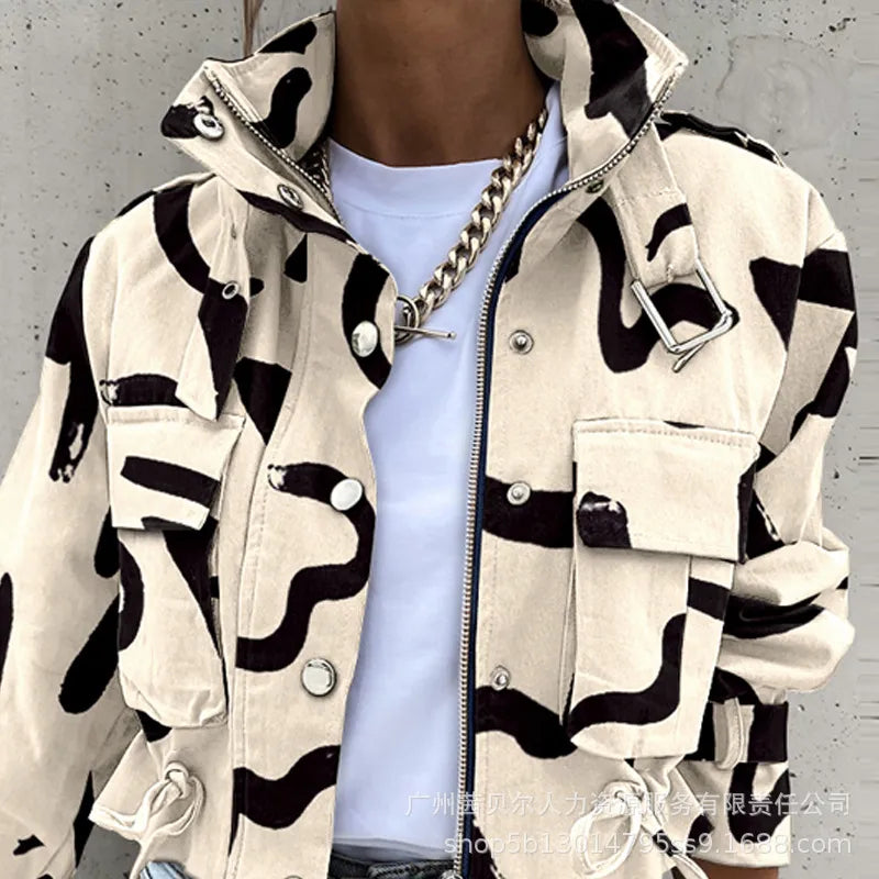 Martje – Cropped bomberjack voor dames met urban edge