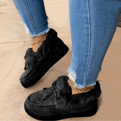 Dames Pantoffels met Bontvoering | Warm, zacht en stijlvol