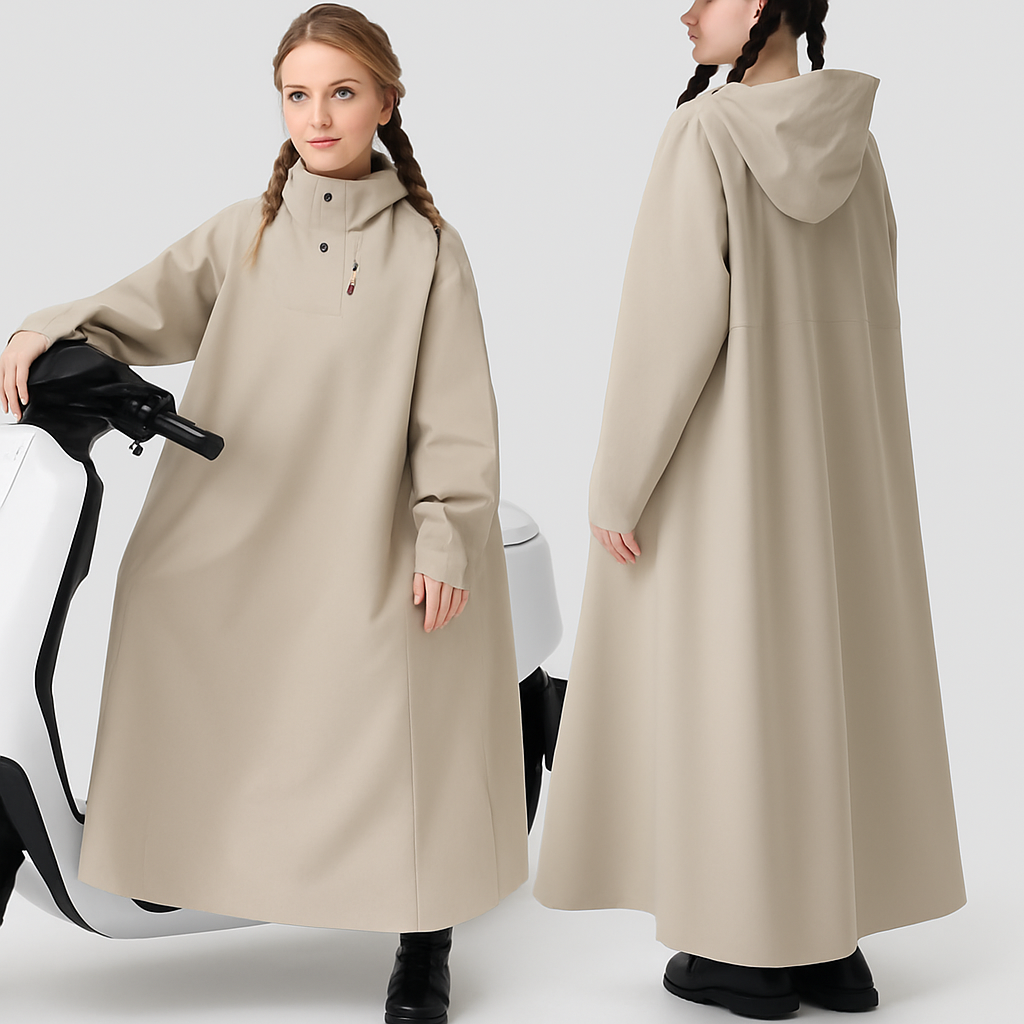 Regenponcho Lang | Waterdicht, comfortabel en geschikt voor hem en haar