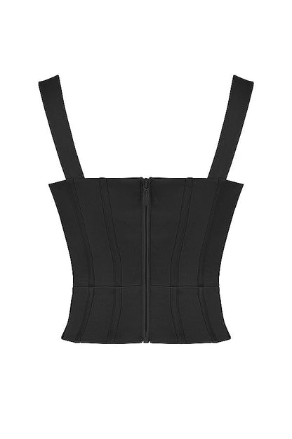 Aveline – Dames satijn korset met elegante pasvorm