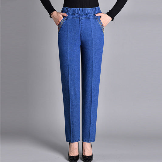 Dames Jeans met Elastische Taille | Comfortabel, flatterend en perfect voor elke dag