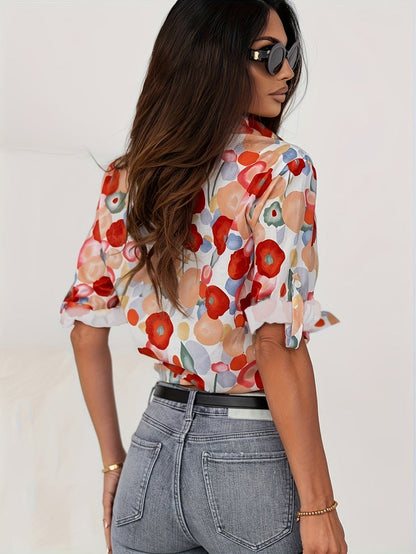 Dames Blouse met Bloemenprint | Vrouwelijk en stijlvol