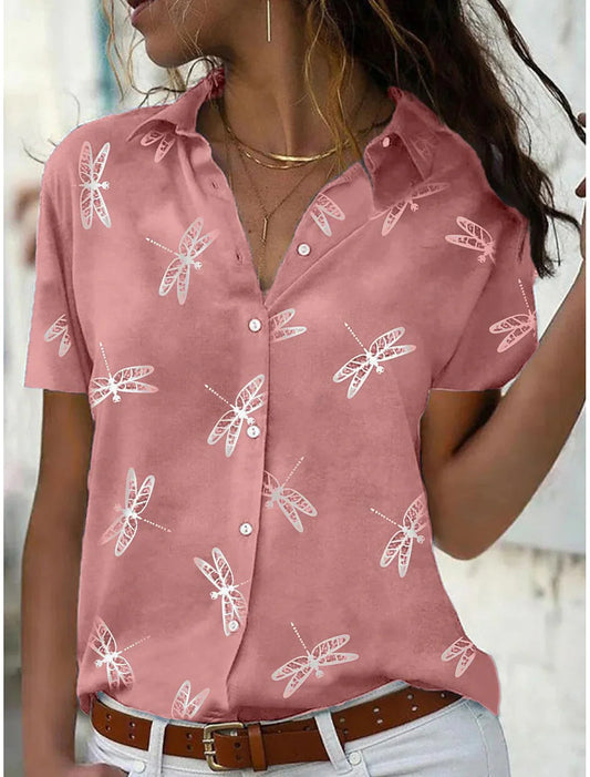 Loïs – Zomers damespoloshirt met verfijnd patroon